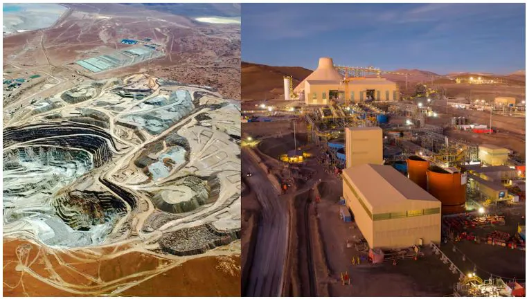 Collahuasi (izq) y Quebrada Blanca (der)