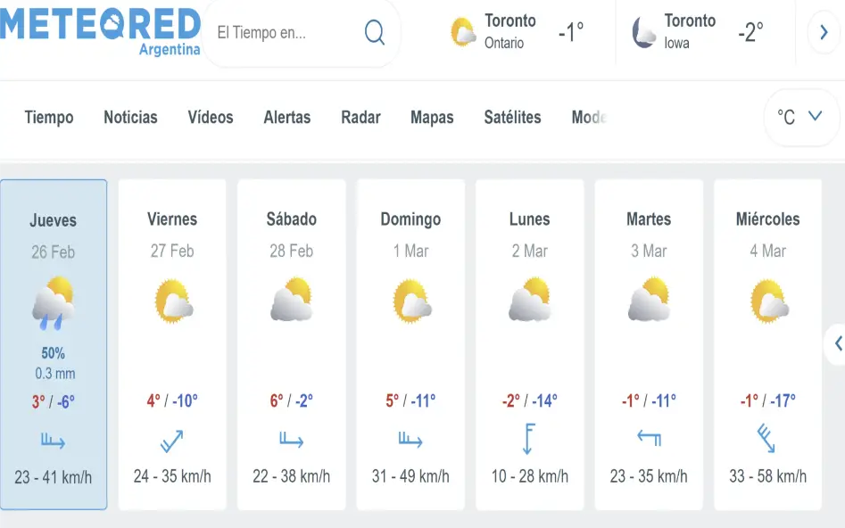 Frío, ma non troppo