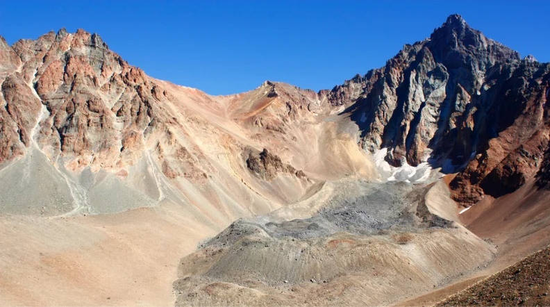 gLACIAR Y GLACIAR DE ESCOMBROS SAN JUAN