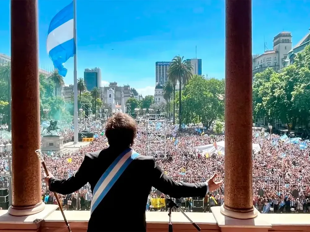 MILEI PLAZA MAYO