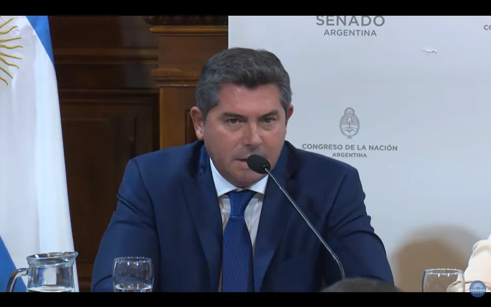 orrego en senado glaciares