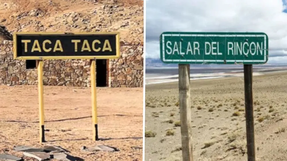 Ingreso a proyectos de cobre Taca Taca y Salar del Rincón.